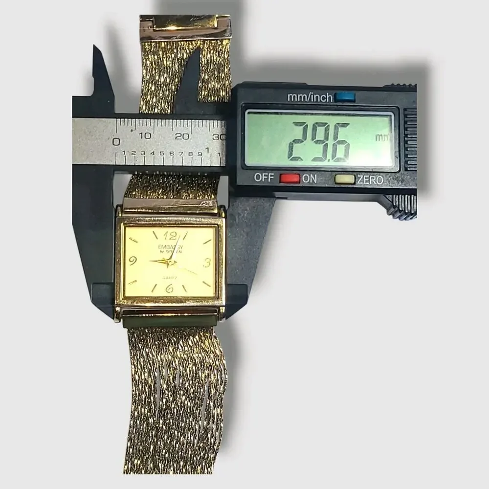 Embassy By Gruen Ladies Watch Quartz Gold Tone‎ New Battery Women's